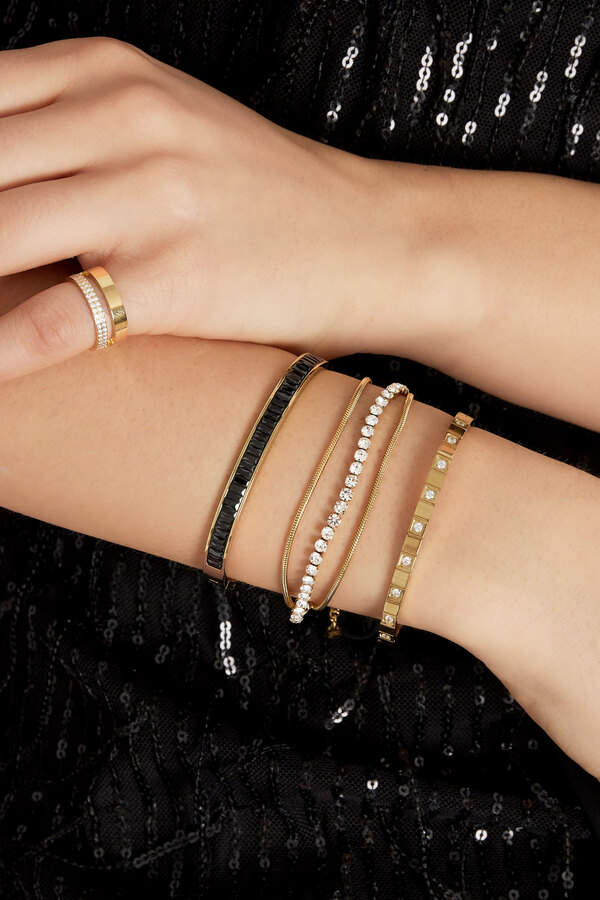Bling bracelet - gold